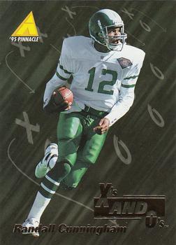 1995 Pinnacle Club Collection #61 Randall Cunningham Front