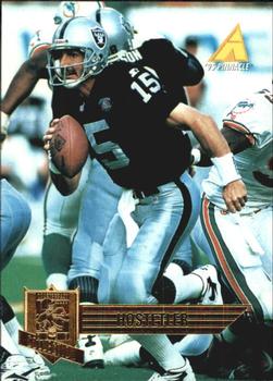 1995 Pinnacle Club Collection #111 Jeff Hostetler Front