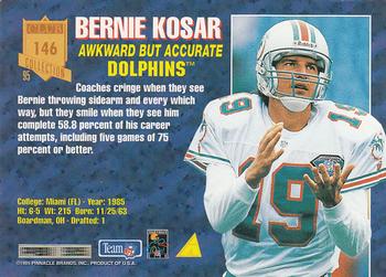 1995 Pinnacle Club Collection #146 Bernie Kosar Back