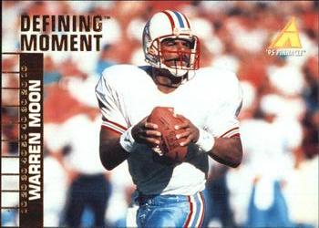 1995 Pinnacle Club Collection #180 Warren Moon Front