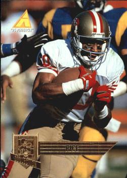 1995 Pinnacle Club Collection #190 Jerry Rice Front
