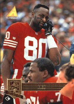 1995 Pinnacle Club Collection #193 Jerry Rice Front