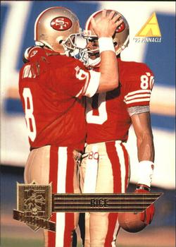 1995 Pinnacle Club Collection #194 Jerry Rice Front