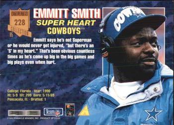 1995 Pinnacle Club Collection #228 Emmitt Smith Back