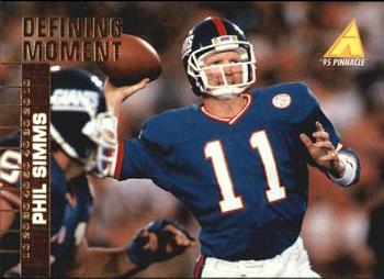 1995 Pinnacle Club Collection #243 Phil Simms Front