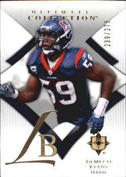 2008 Upper Deck Ultimate Collection #25 DeMeco Ryans Front