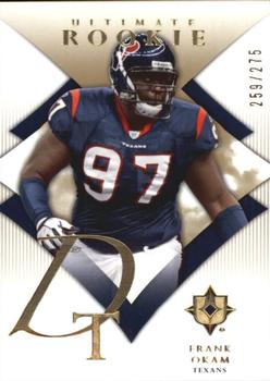 2008 Upper Deck Ultimate Collection #156 Frank Okam Front