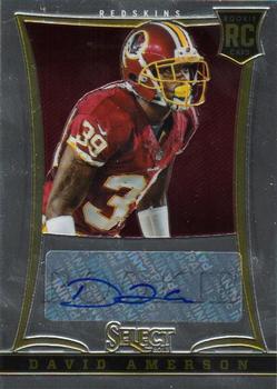 2013 Panini Select - Rookie Autographs #260 David Amerson Front
