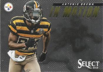 2013 Panini Select - In Motion #6 Antonio Brown Front