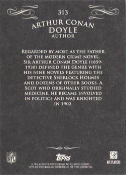 2008 Topps Mayo #313 Arthur Conan Doyle Back