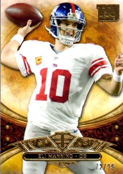 2013 Topps Triple Threads - Gold #62 Eli Manning Front