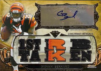 2013 Topps Triple Threads - Autographed Relics Gold #TTAR-GB Giovani Bernard Front