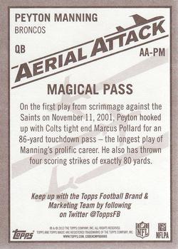 2013 Topps Magic - Aerial Attack #AA-PM Peyton Manning Back