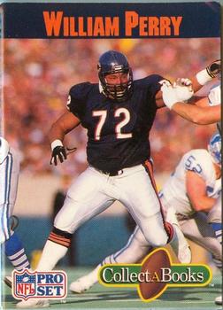 1990 Pro Set Collect-A-Books #NNO William Perry Front