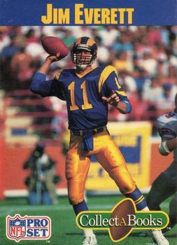 1990 Pro Set Collect-A-Books #NNO Jim Everett Front