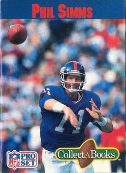 1990 Pro Set Collect-A-Books #NNO Phil Simms Front