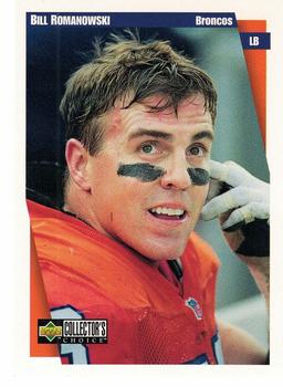 1997 Collector's Choice Denver Broncos #DN5 Bill Romanowski Front