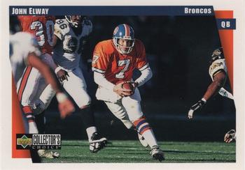 1997 Collector's Choice Denver Broncos #DN9 John Elway Front