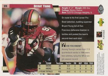 1997 Collector's Choice San Francisco 49ers #SF8 Bryant Young Back