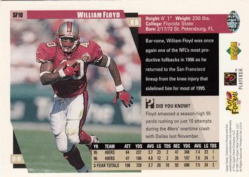 1997 Collector's Choice San Francisco 49ers #SF10 William Floyd Back