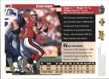 1997 Collector's Choice San Francisco 49ers #SF11 Steve Young Back