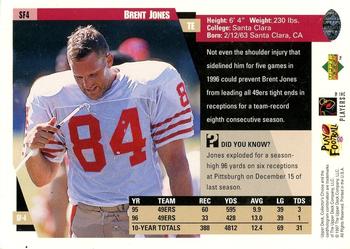 1997 Collector's Choice San Francisco 49ers #SF4 Brent Jones Back