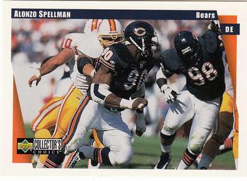 1997 Collector's Choice Chicago Bears #CH9 Alonzo Spellman Front