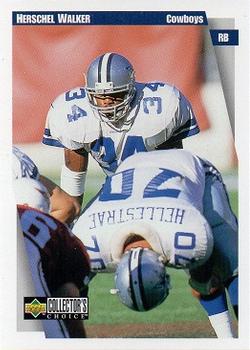 1997 Collector's Choice Dallas Cowboys #DA4 Herschel Walker Front