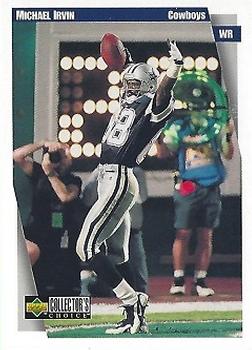 1997 Collector's Choice Dallas Cowboys #DA3 Michael Irvin Front