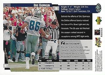 1997 Collector's Choice Dallas Cowboys #DA7 Eric Bjornson Back