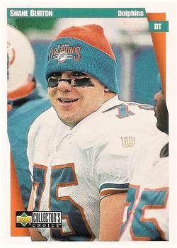 1997 Collector's Choice Miami Dolphins #MI6 Shane Burton Front