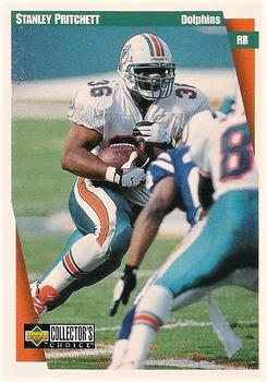 1997 Collector's Choice Miami Dolphins #MI7 Stanley Pritchett Front