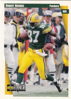 1997 Collector's Choice Green Bay Packers #GB1 Robert Brooks Front