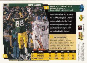 1997 Collector's Choice Green Bay Packers #GB3 Keith Jackson Back