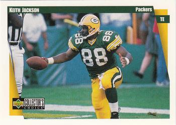 1997 Collector's Choice Green Bay Packers #GB3 Keith Jackson Front