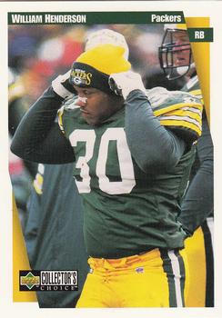 1997 Collector's Choice Green Bay Packers #GB11 William Henderson Front