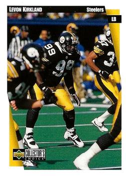 1997 Collector's Choice Pittsburgh Steelers #PI4 Levon Kirkland Front
