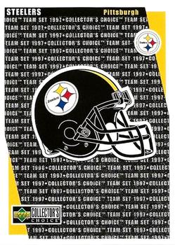 1997 Collector's Choice Pittsburgh Steelers #PI14 Checklist Front