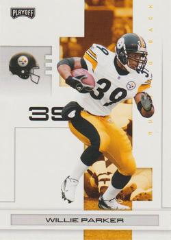 2007 Playoff NFL Playoffs - Pittsburgh Steelers Promos #P-2 Willie Parker Front