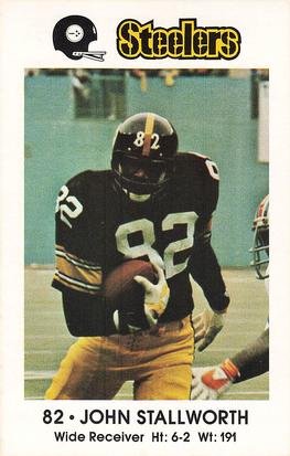 1981 Pittsburgh Steelers Police #NNO John Stallworth Front