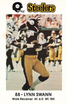 1981 Pittsburgh Steelers Police #NNO Lynn Swann Front