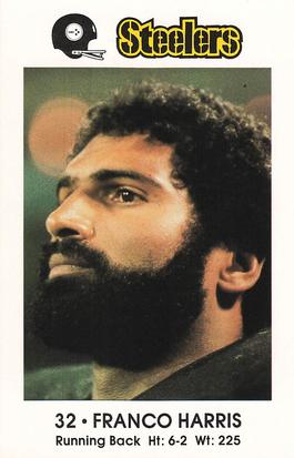1982 Pittsburgh Steelers Police #NNO Franco Harris Front