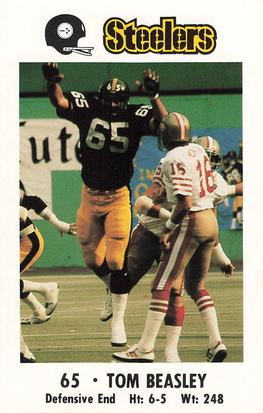 1982 Pittsburgh Steelers Police #NNO Tom Beasley Front