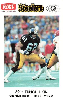 1989 Pittsburgh Steelers Kiwanis Giant Eagle Police #NNO Tunch Ilkin Front