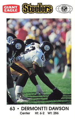 1993 Pittsburgh Steelers Police #NNO Dermontti Dawson Front
