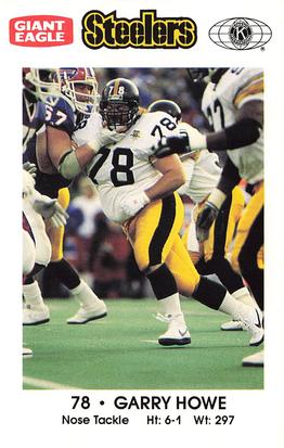 1993 Pittsburgh Steelers Police #NNO Garry Howe Front