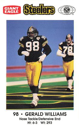 1993 Pittsburgh Steelers Police #NNO Gerald Williams Front