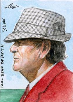 2013 Leaf Best of Football - Sketches #NNO Paul Bear Bryant Front