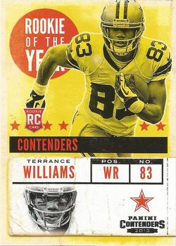 2013 Panini Contenders - Rookie of the Year Contenders #12 Terrance Williams Front