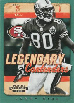 2013 Panini Contenders - Legendary Contenders #7 Jerry Rice Front